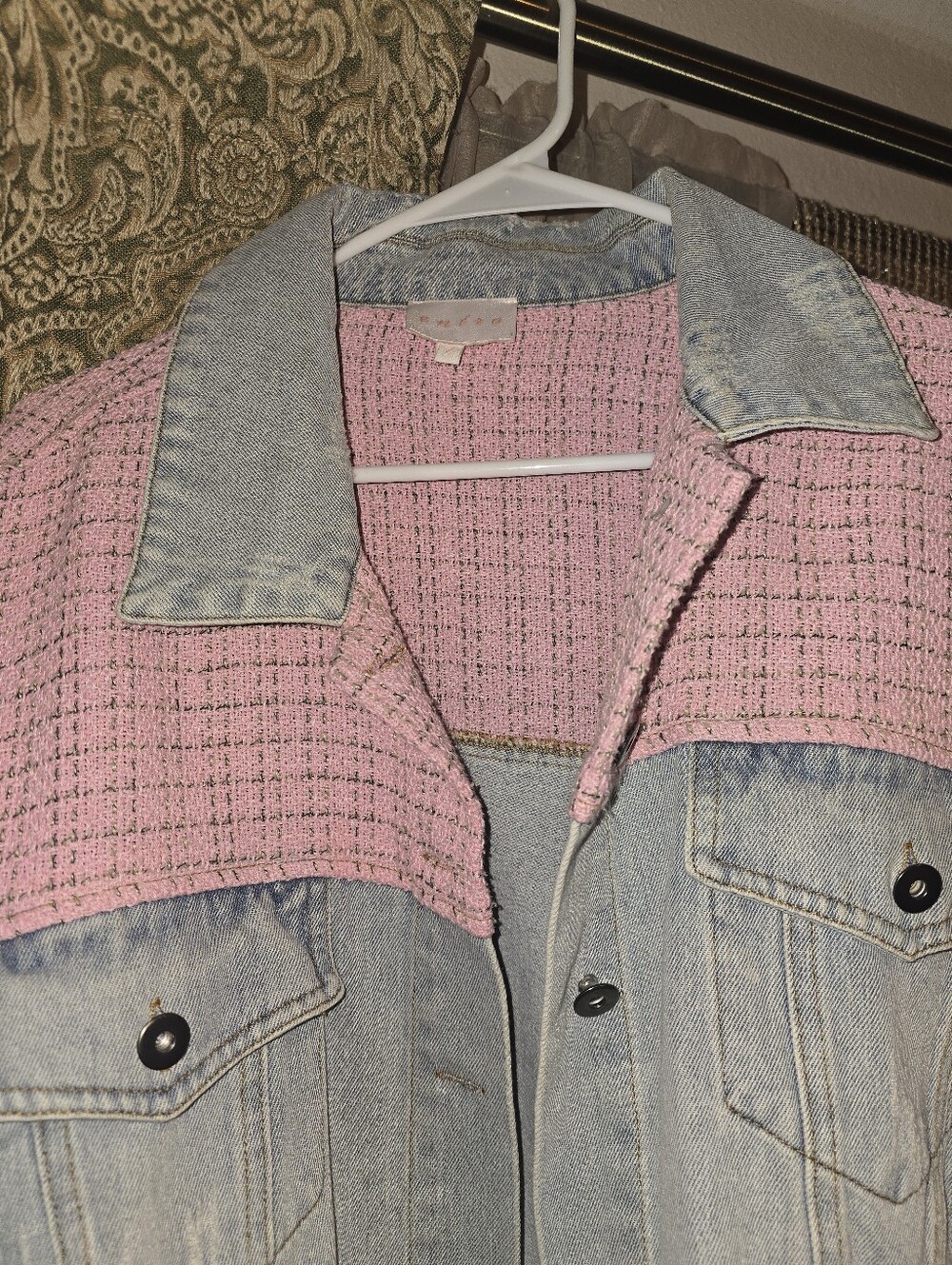Tweed Denim Jacket - Picture 3 of 4